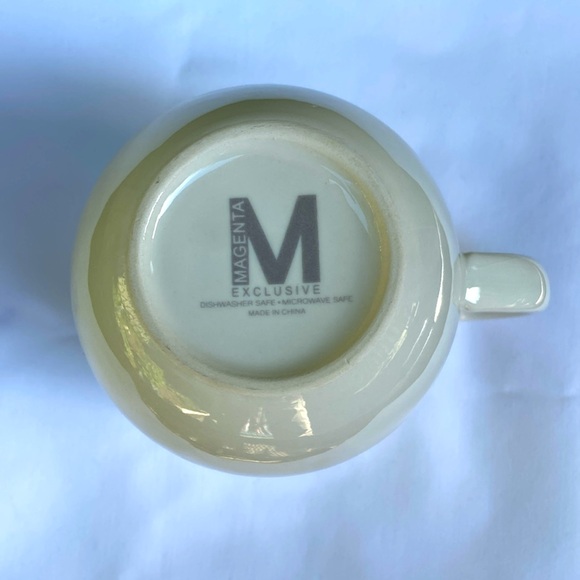 Vintage “Move” Bicycle Mug by M Magenta Exclusive Rare Hard to Find Red Inside🥰 - Picture 9 of 10